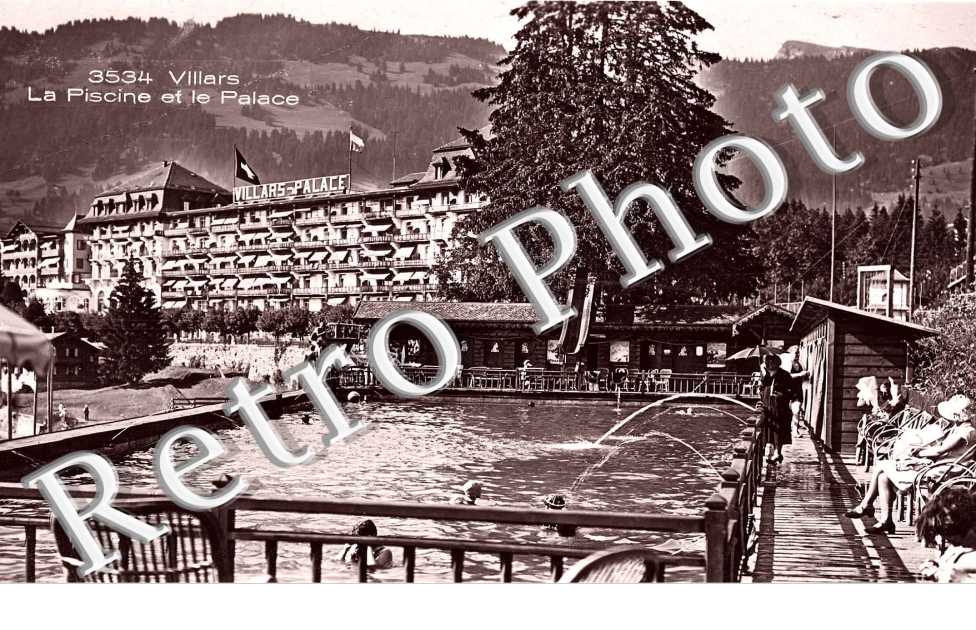 Villars La piscine et le Palace