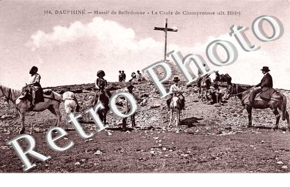 Massif de la Belledonne - La croix de Champrousse.