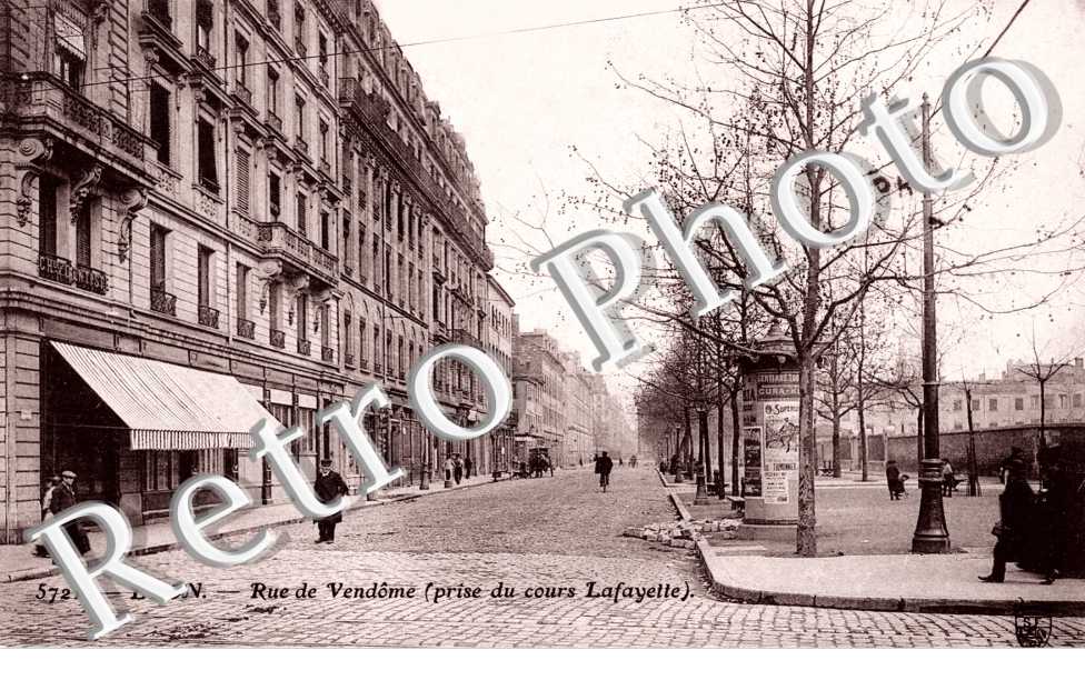 RUE DE VENDOME (prise du Cours Lafayette) 