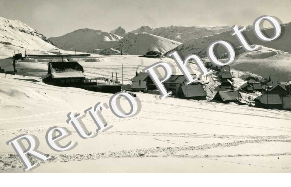vue generale sous la neige.