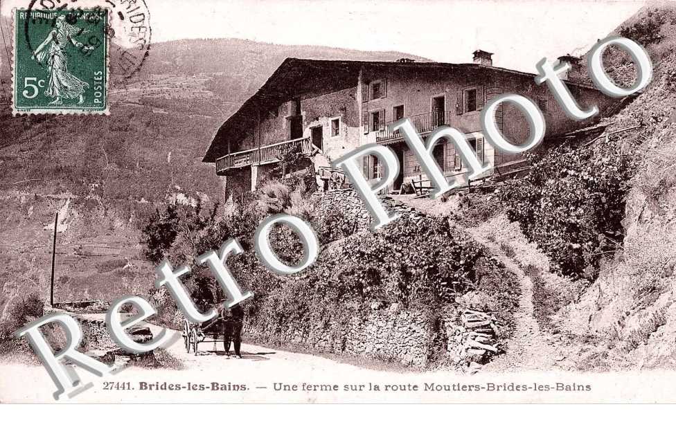 Une ferme sur la route Moutiers-Brides les bains