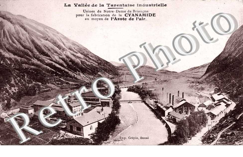 Usines de Notre-Dame de Briancon - fabrication de Cyanamide