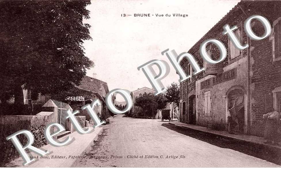 Brune, Vue du Village