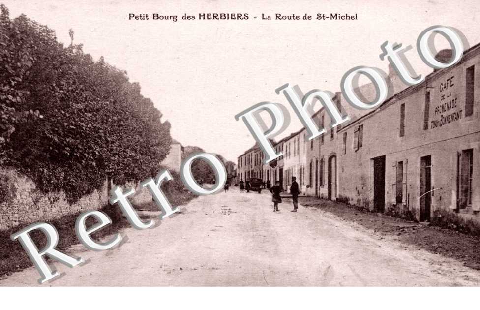 Petit Bourg des Herbiers - la route de St-Michel