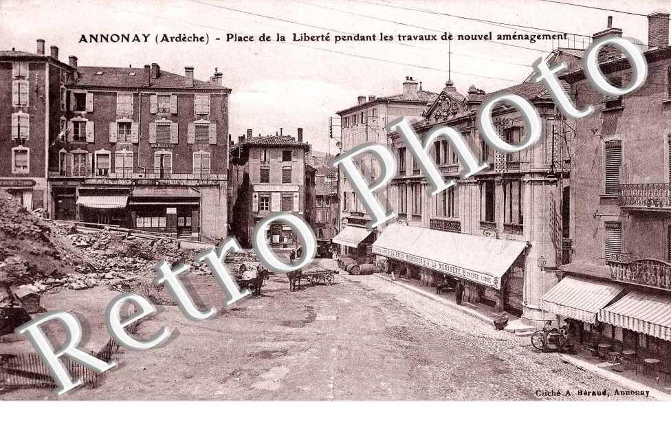 Place de la liberte pendant les travaux de nouvel amenagement