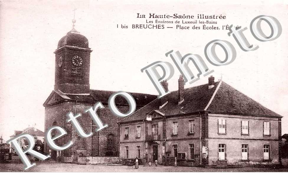 place des ecoles, l'eglise