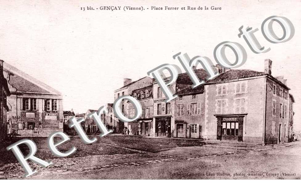 place Ferrer et rue de la Gare