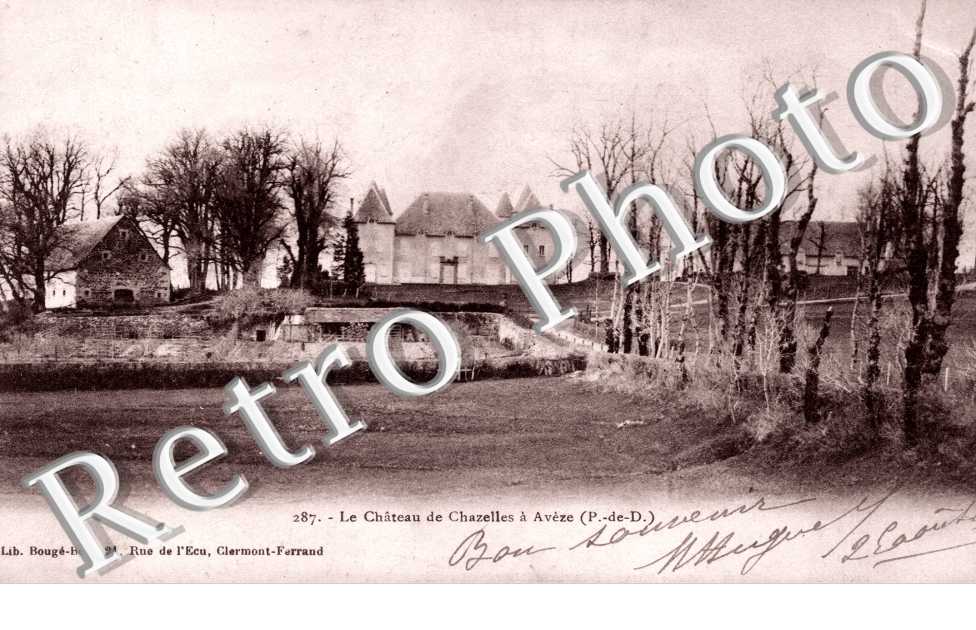 le chateau de Chazelles