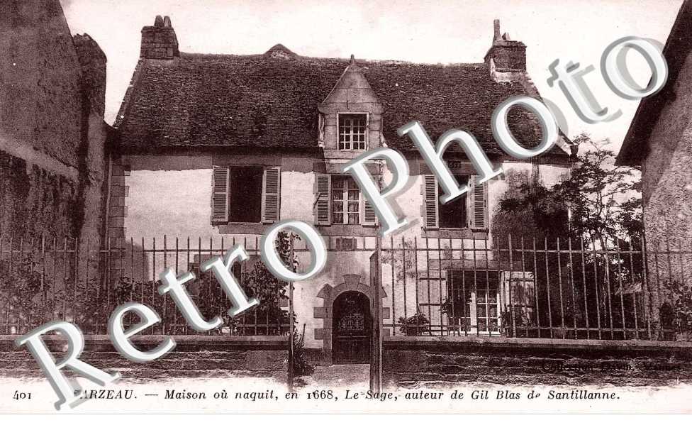Maison ou naquit en 1668 Le Sage auteur de Gil Blas de Santillanne