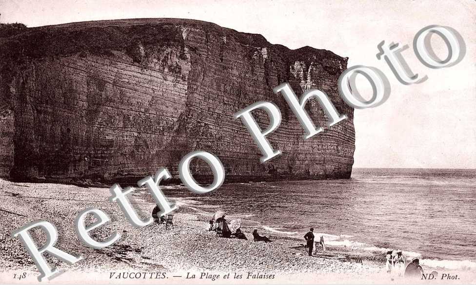 Vaucottes La plage et les falaises