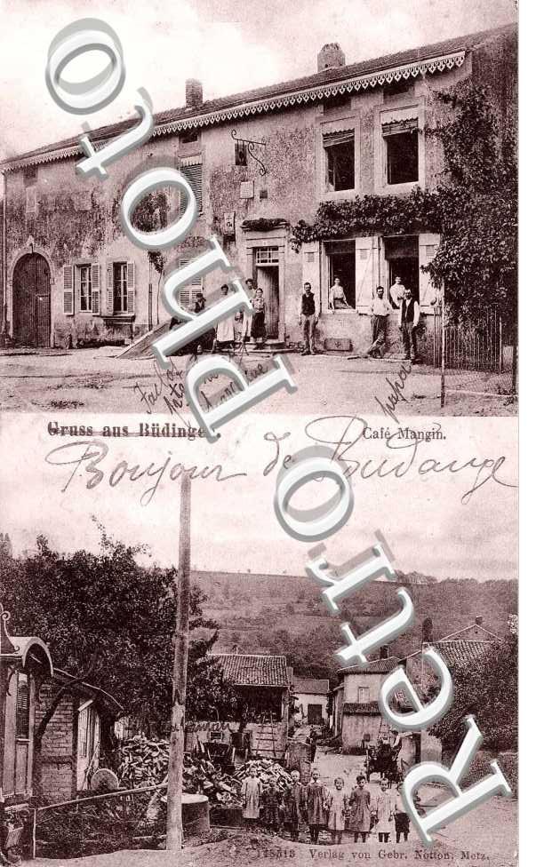 Gruss aus Budingen - cafe Mangin - Budange