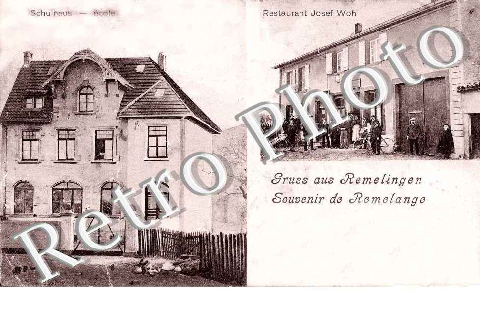 Souvenir de Remelange - ecole - restaurant Josef Woh