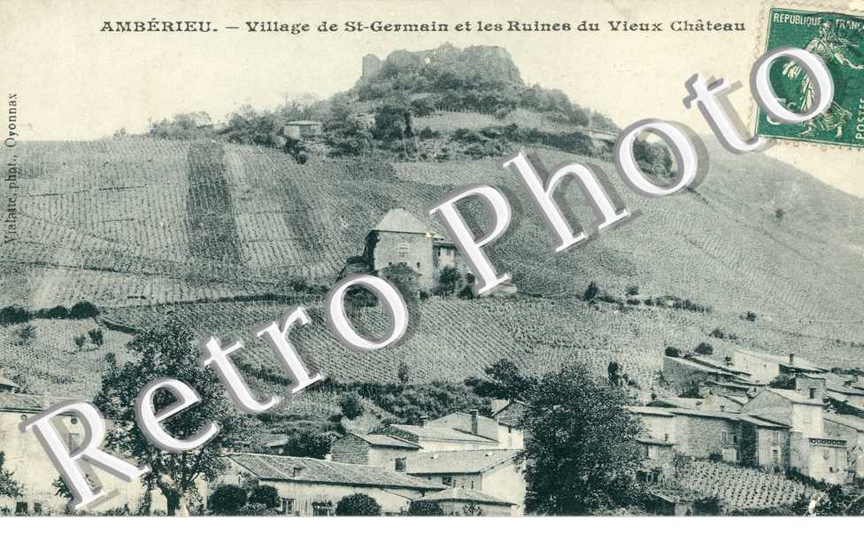 Village de St Germain et les Ruines du Vieux Chateau