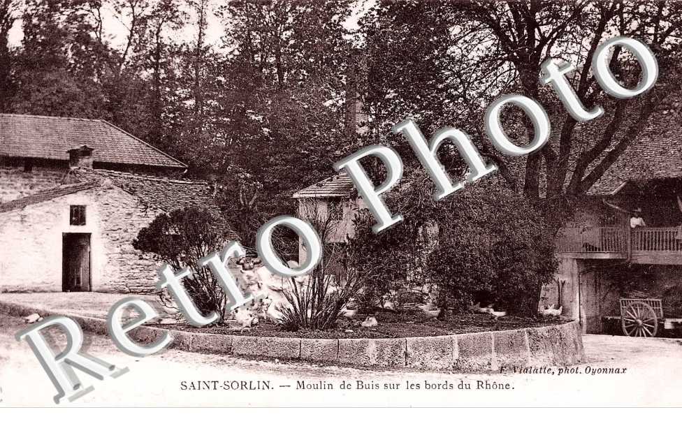 Moulin de Buis  sur les bords du Rhone
