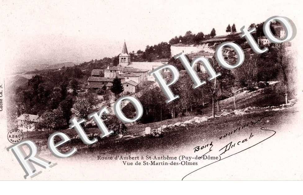Route d'Ambert à St-Anthême