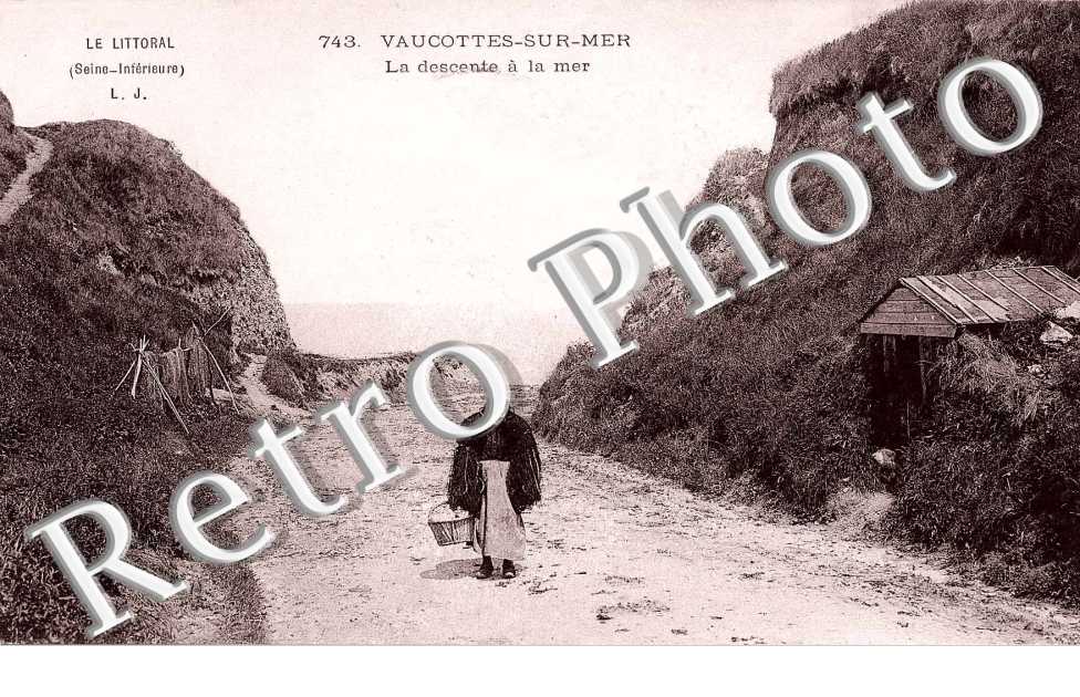 Vaucottes sue mer - La descente a la mer