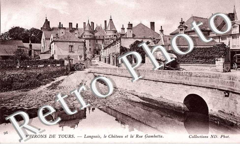 Chateau et rue Gambetta.
