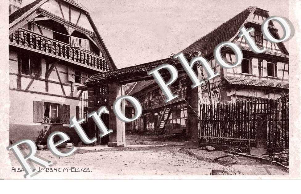 Vue d'une maison Alsacienne