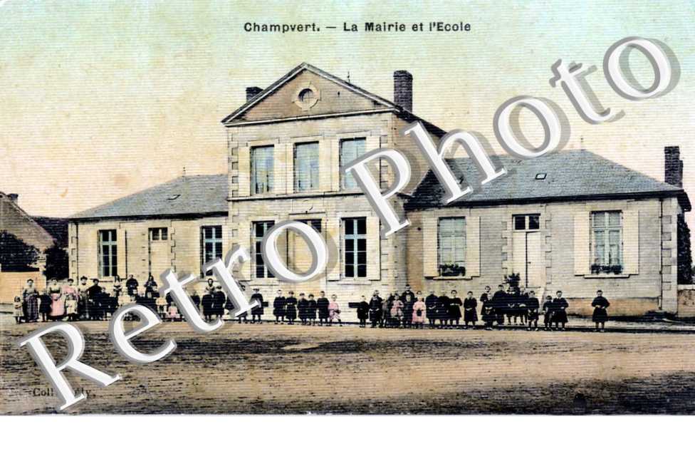 la mairie et l'ecole