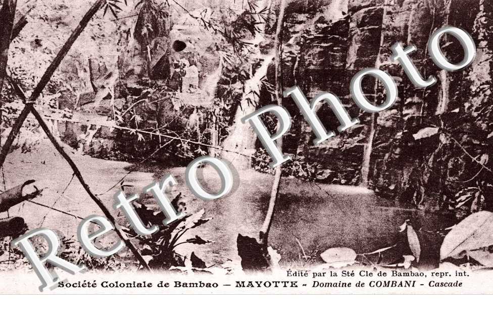 societe coloniale de Bambao - domaine de Combani - cascade