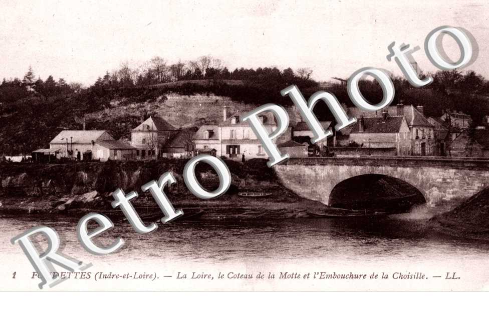 La loire, le coteau de la Motte de l'embouchure de la Choisille