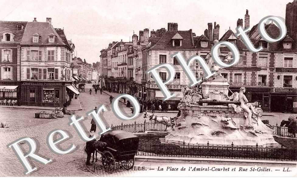 Place de l'Amiral Courbet et Rue Saint Gilles