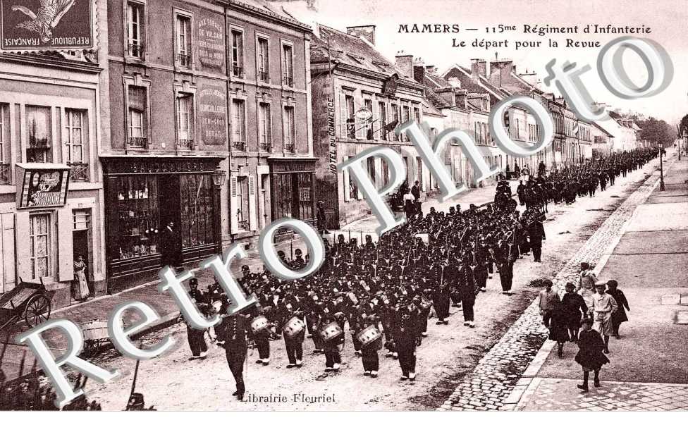 115 e regiment d'infanterie - le depart pour la revue (militaire)