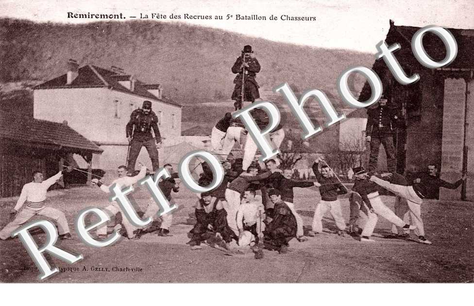 La fete des Recrues au 5e Bataillon de Chasseurs