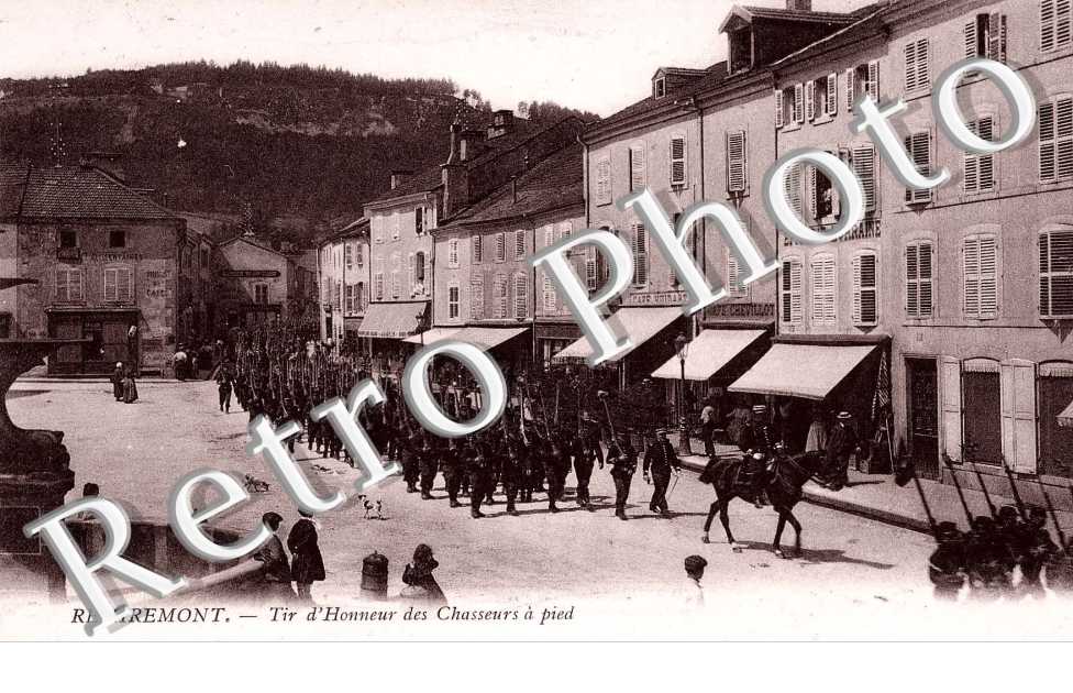Tir d'honneur des chasseurs a pied
