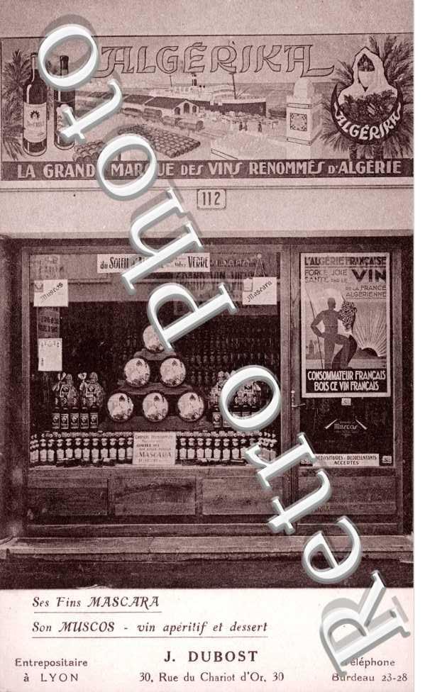 Algérikal - J. Dubost - 30 rue du Chariot d'Or