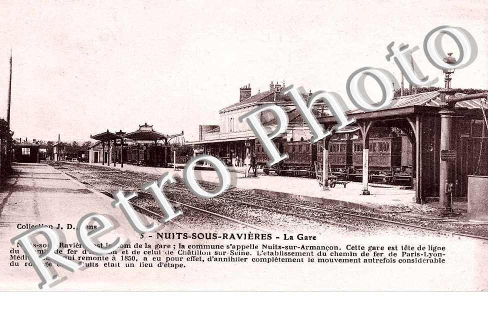 Nuits-sous-Ravieres, la gare