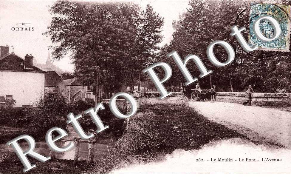 le moulin, le pont, l' avenue