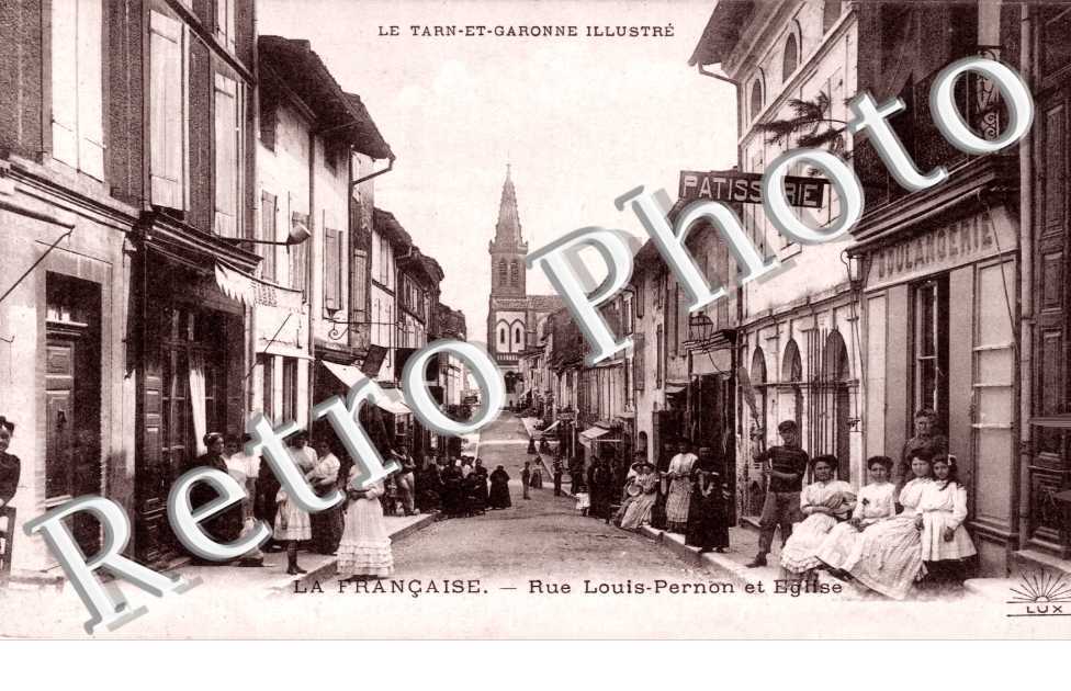 rue Louis Pernon et eglise