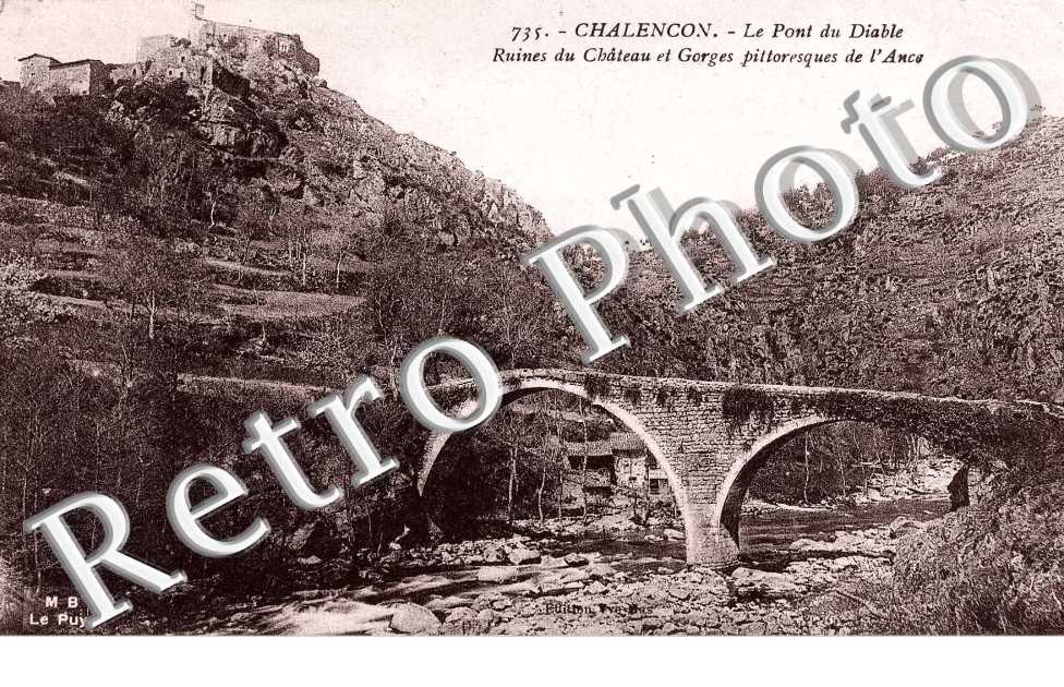 Pont du Diable - ruines du chateau et gorges