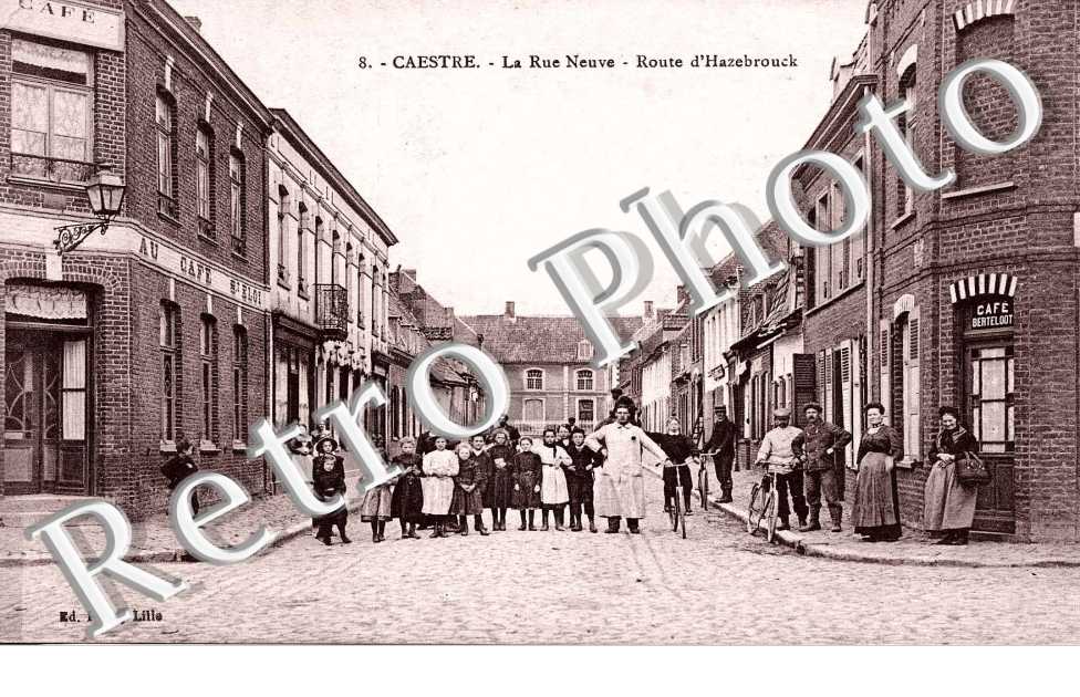 la rue Neuve, route d'Hazebrouck
