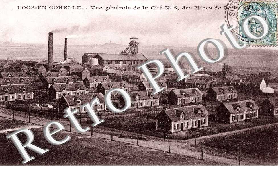 Vue generale de la cite n°5 des mines