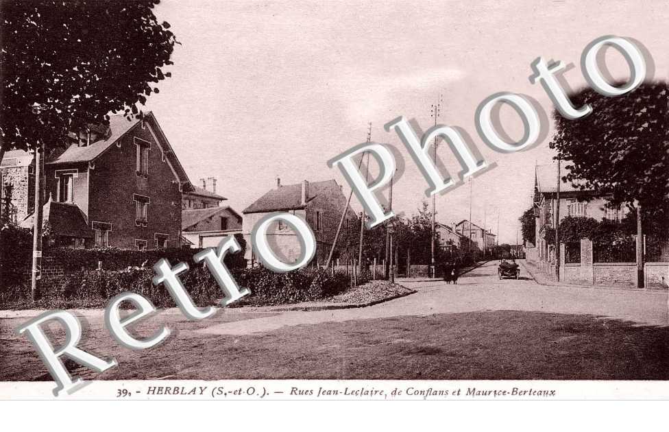 Rue Jean Leclaire, de Conflans et Maurice Berteaux