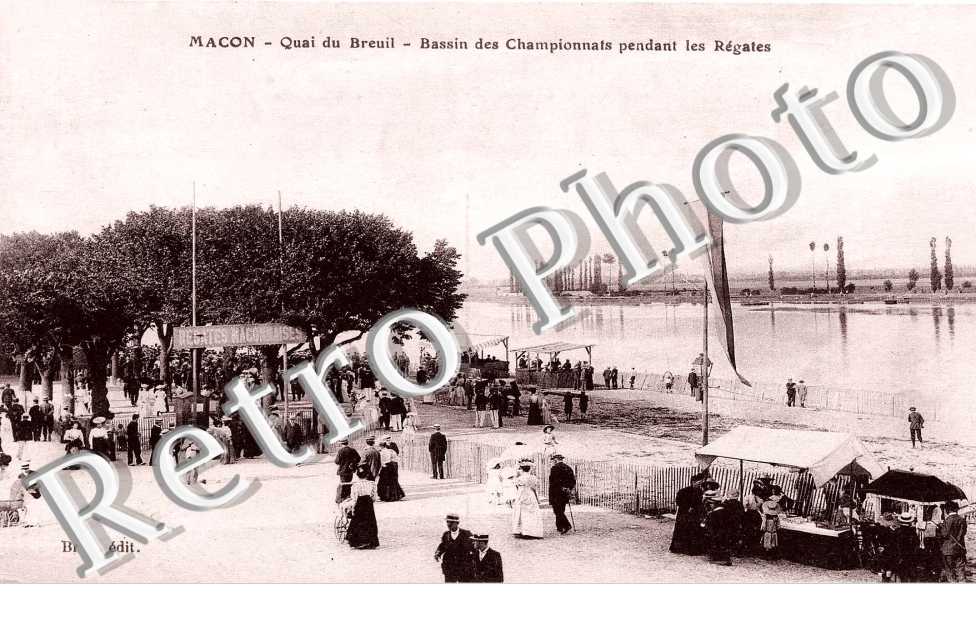 Quai du Breuil - Bassin des Championnats pendant les regates (sport)