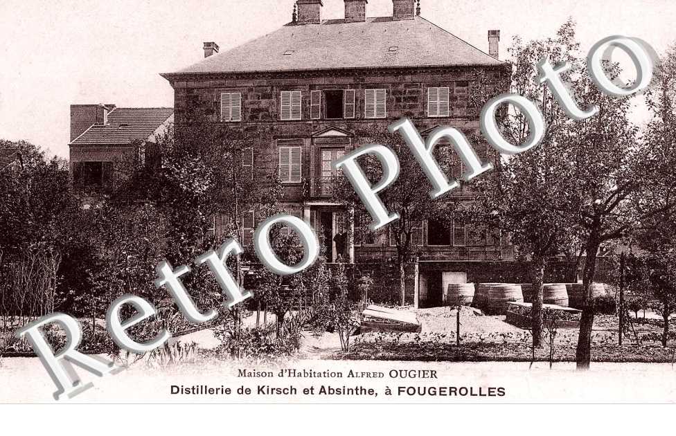 maison d'habitation Alfred Ougier, distillerie de kirsch et absinthe