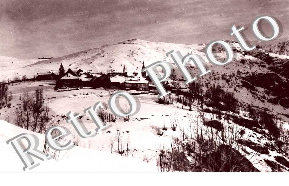 vue generale sous la neige.