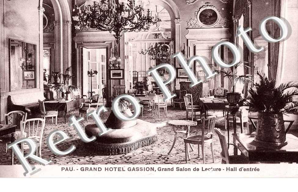 Grand Hôtel Gassion - Grand Salon de Lecture - Hall d'Entrée
