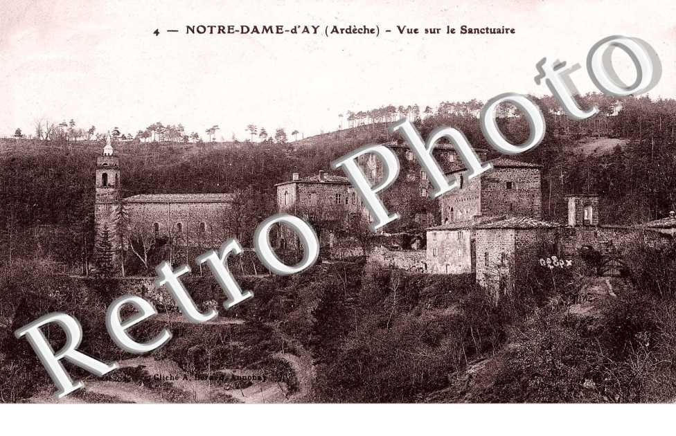 Notre Dame d'Ay, Vue sur le Sanctuaire
