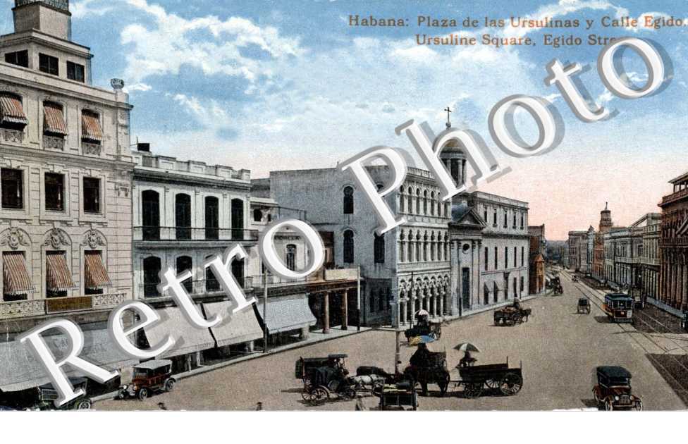Plaza de las Ursulinas y calle Egido. Ursuline square, Egido Steet