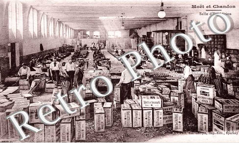 Moët et Chandon - salle d'expedition
