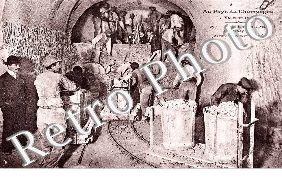 Percement de caves ( Maison felix Potin & co)