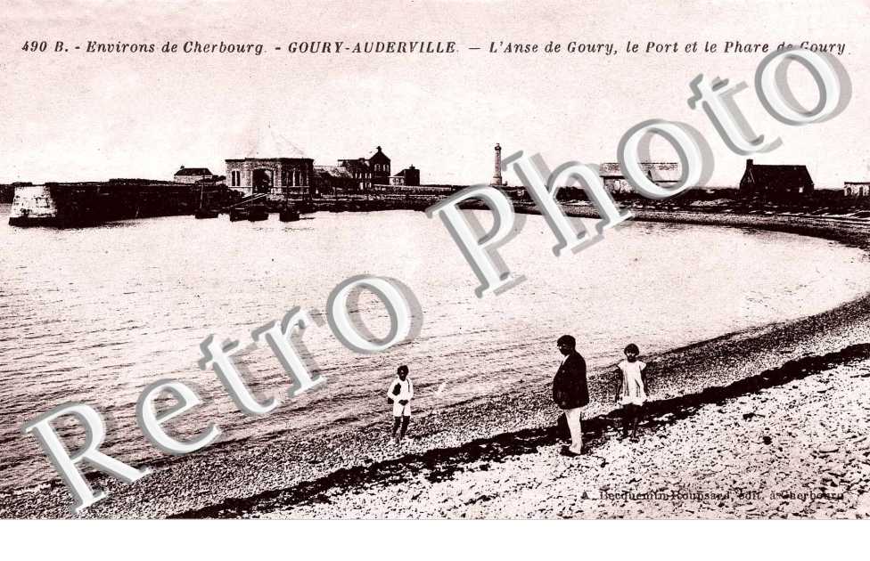 L'Anse de Goury , le port et le phare