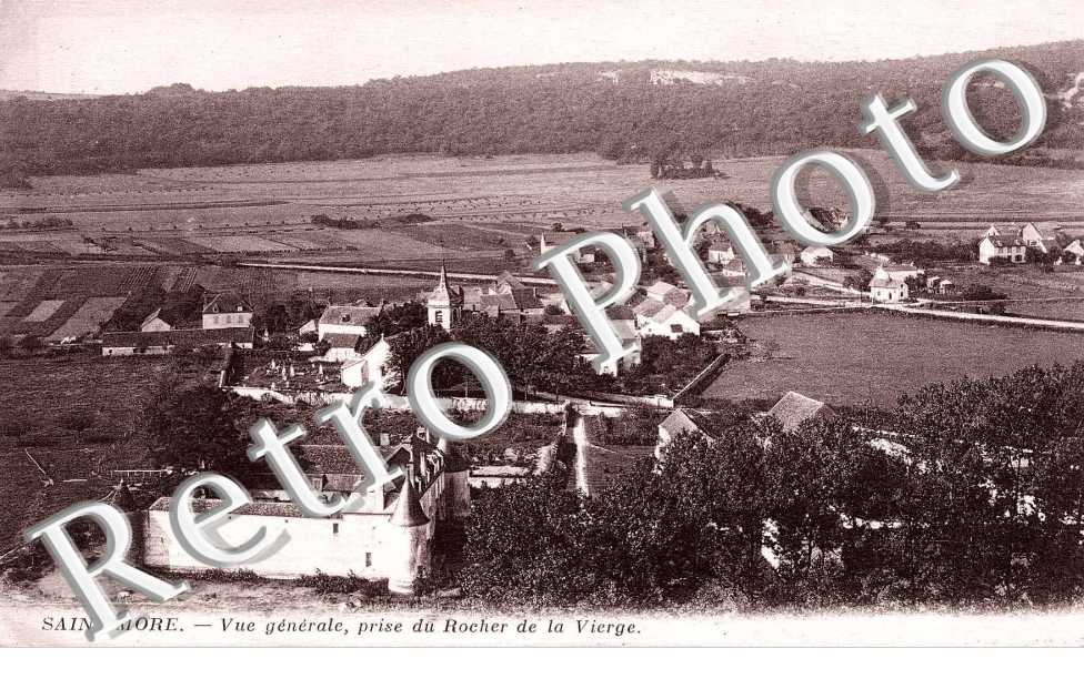 vue generale, prise du rocher de la Vierge