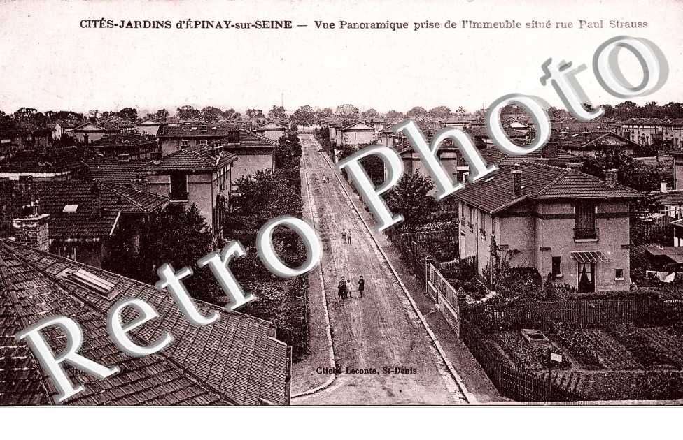 Vue panoramique depuis l'immeuble situé rue Paul Strauss