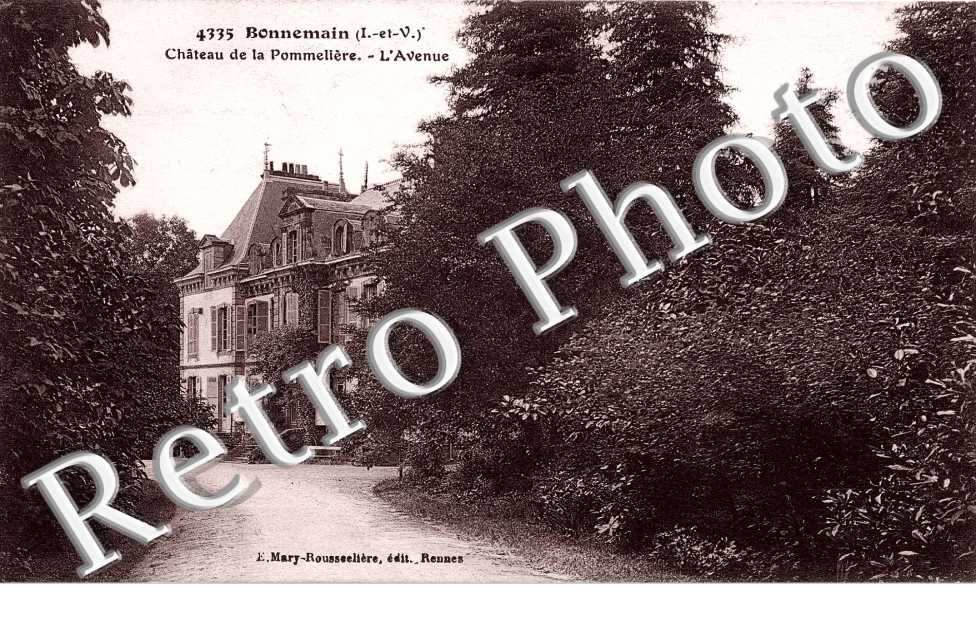 Chateau de Pommeliere, l'Avenue