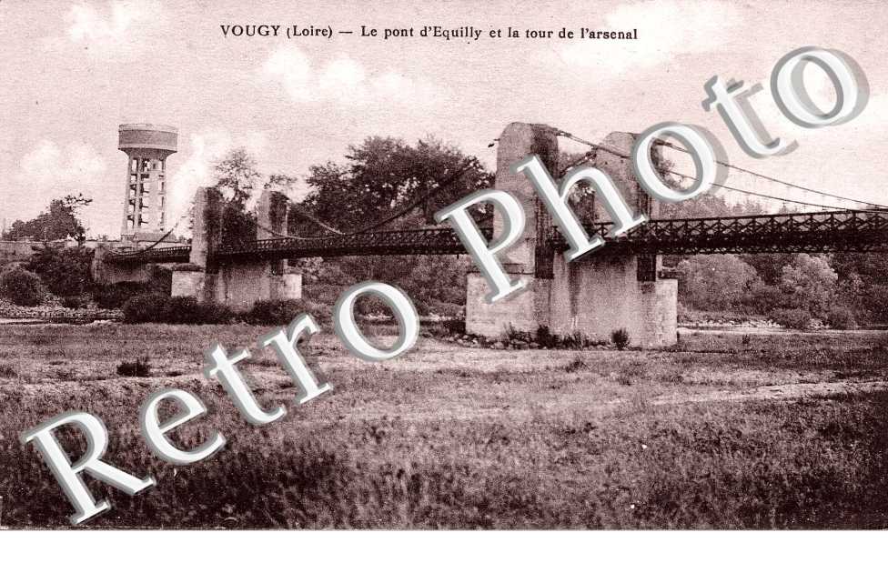 le pont d'Equilly et la tour de l'arsenal